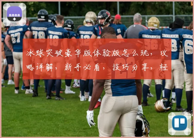 冰球突破豪华版体验版怎么玩，攻略详解，新手必看，技巧分享，轻松上手